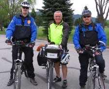 cops on bikes.