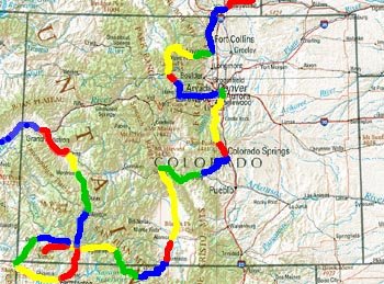 CO trip map.