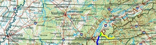 TN trip map.